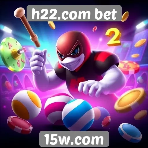 Variedade de jogos disponíveis no h22.com bet